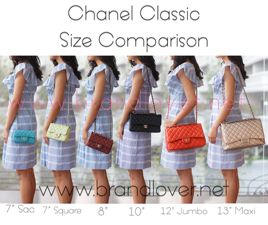 Chanel Classic Size Comparisons